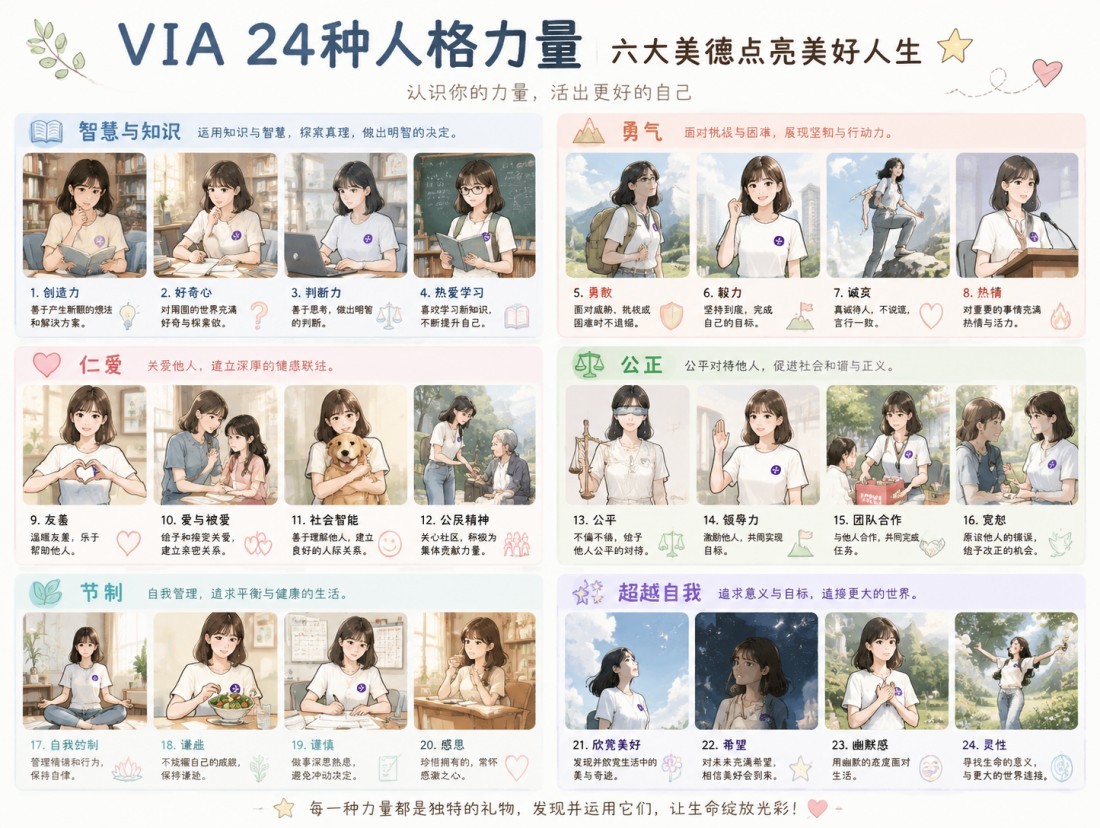 VIA24种人格力量