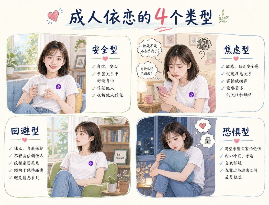 成人依恋4个类型